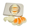 Hard Boiled Egg And Cutter Royalty Free Stock Photo
