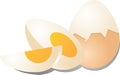 Hard boiled eggs Royalty Free Stock Photo