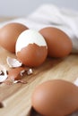 Hard boiled eggs Royalty Free Stock Photo