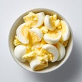 Hard-Boiled Eggs (Mashed or Cut) Ã¢â¬\' A Quick, Nutritious Baby Meal Option Royalty Free Stock Photo