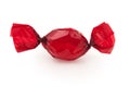 Hard Candy or a Cough Drop on White Background Royalty Free Stock Photo