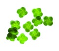 Hard candy in the shape of lauburu, Basque cross Royalty Free Stock Photo