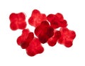 Hard candy in the shape of lauburu, Basque cross Royalty Free Stock Photo