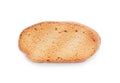 Hard chuck cracker on white background, top view Royalty Free Stock Photo
