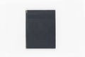 Hard cover blue book on white background Royalty Free Stock Photo