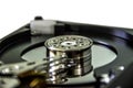 Hard Disc Drive. HDD Closeup Royalty Free Stock Photo