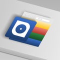 hard disc icon. From collection button icons Royalty Free Stock Photo