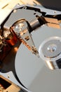 Hard disc opened Royalty Free Stock Photo