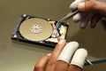 Hard Disc Recovery Lab Royalty Free Stock Photo