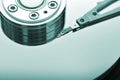 Hard disk close up Royalty Free Stock Photo