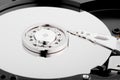 Hard Disk Close Up With Reflection Royalty Free Stock Photo