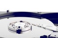 Hard Disk Close Up With Reflection Royalty Free Stock Photo