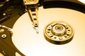 Hard Disk Closeup 1 Royalty Free Stock Photo