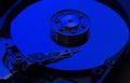 Hard disk drive Blue Royalty Free Stock Photo