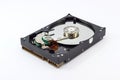 Hard disk drive for computer data storage technology HDD Royalty Free Stock Photo