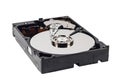 Hard disk isolated on a white background Royalty Free Stock Photo