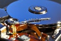 Hard Drive in Blue Royalty Free Stock Photo