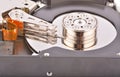 Hard drive close up Royalty Free Stock Photo