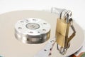 Hard drive details and lock