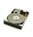 Hard Drive Exposed Royalty Free Stock Photo