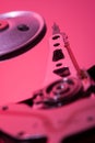 Hard drive head Royalty Free Stock Photo