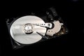 Hard drive interior Royalty Free Stock Photo