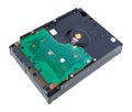 Hard drive isolated on a white background Royalty Free Stock Photo
