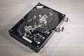 Hard drive repair. Data restore concept. Hdd service