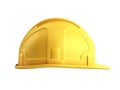 Hard hat background Construction tools 3d render on white no shadow Royalty Free Stock Photo