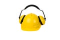 Hard hat and ear muffs Royalty Free Stock Photo