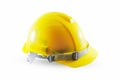 Hard hat for engineer industry worker. with clipping path Royalty Free Stock Photo