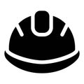 Hard hat icon. Construction helmet sign Royalty Free Stock Photo