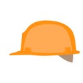 Hard helmet vector illustration flat style profile