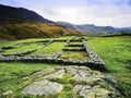 Hard knott roman fort Royalty Free Stock Photo