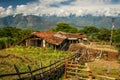 Hard life along the Camino real, near Barichara in Colombia Royalty Free Stock Photo