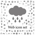 Hard Rain icon. web icons universal set for web and mobile