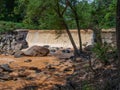 Dam along Elkin & Alleghany Rail Trail