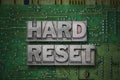 Hard reset gr - pc board