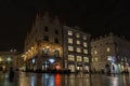 Hard Rock Cafe in Krakow old town, Poland. Royalty Free Stock Photo