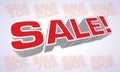 Hard Sale Text Royalty Free Stock Photo