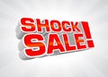 Hard Sale Text Royalty Free Stock Photo