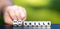 Hard skills versus soft skills. Royalty Free Stock Photo