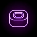 hard soap neon icon. Elements of web set. Simple icon for websites, web design, mobile app, info graphics