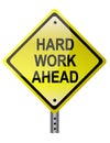 Hard Work Ahead Royalty Free Stock Photo