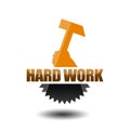 Hard work icon