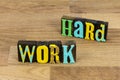 Hard work positive attitude payoff career success plan ahead