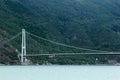 Hardanger bridge - the longest suspension in Norway Royalty Free Stock Photo