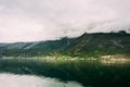 Hardangerfjord, Norway. Summer Landscape With Scandinavian Villa