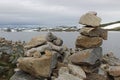 The Hardangervidda Plateau in Hallingskarvet National Park, Norway, Europe, with lake Ustevatn.