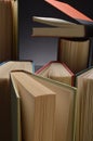 A collection of hardbound books Royalty Free Stock Photo